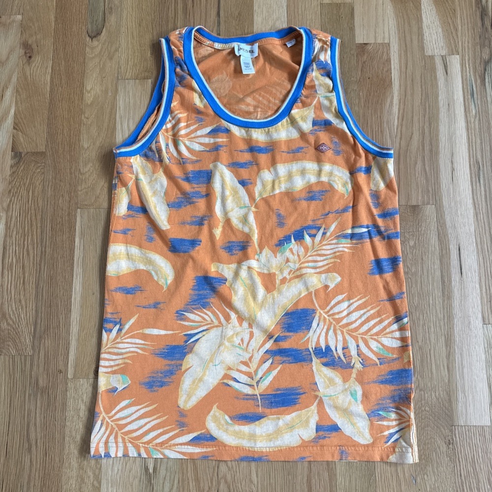Diesel Graphic Tank Top Hawaiian Mens Medium